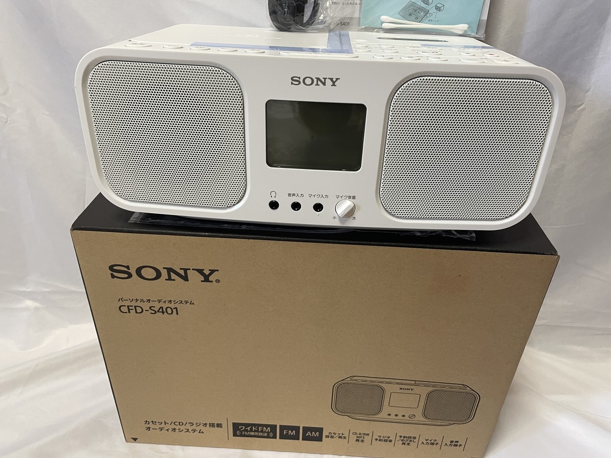 ソニー　SONY　CFD-S401　パーソナルオーディオシステム 【4-146】 ソニー SONY CFD-S401 パーソナルオーディオシステム 【4-146