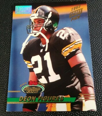 【中古】 NFLハンドブック（1993） 1993 Stadium Club Deon Figures 512 1st Day issue card NFL Steelers