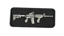 4 1/8" AK 47 GUN Embroidery Iron On Applique Patch-LY001