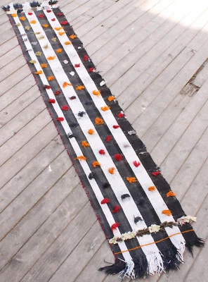 Tapis turc 15''x85'' oriental Tulu Runner couloir escalier couloir kilim - Photo 1/4