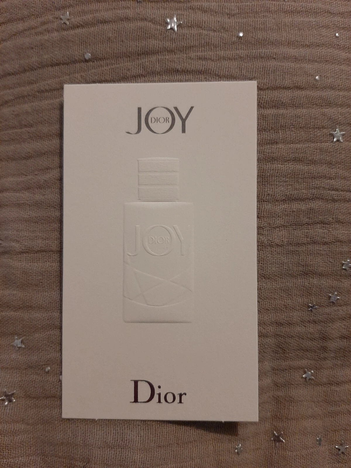 Carte Parfumée   Perfume Card . C. Dior   joy