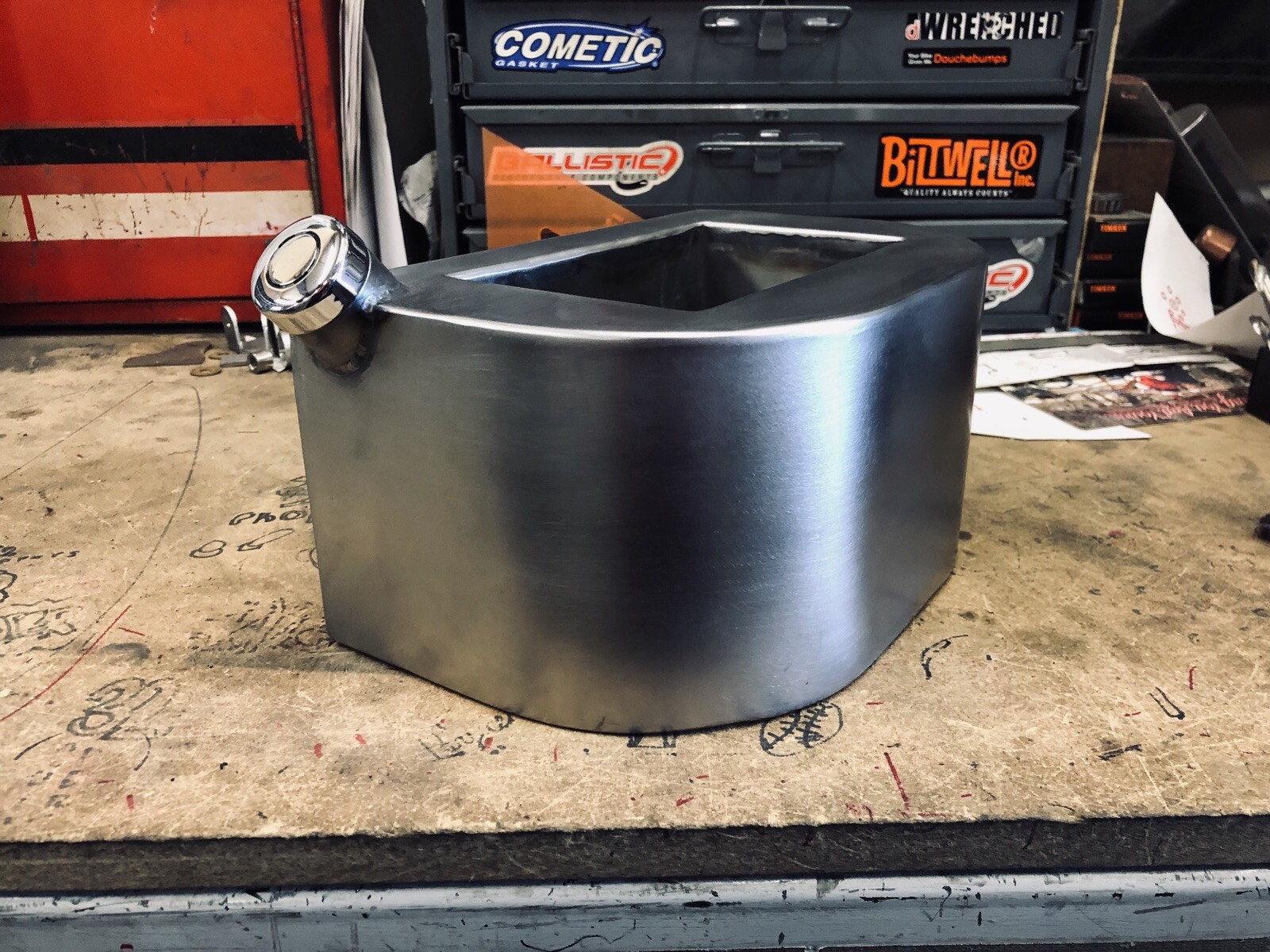 Harley Davidson Wrap Around Horseshoe Oil Tank Shovelhead Swingarm