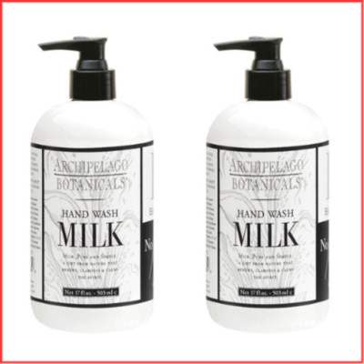 HAND SOAP Milk Moisturizing Daily Hand Wash 17oz 2 Pack ARCHIPELAGO BOTANICALS