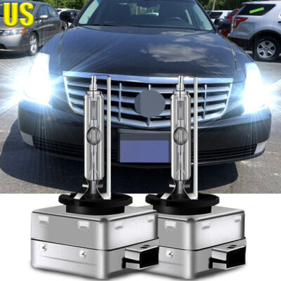 For 2006-2011 Cadillac DTS 6000K D1S HID Headlight Bulb Low & High Beam Set of 2