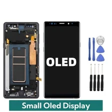For Samsung Galaxy Note 9 N960 OLED LCD Touch Screen Digitizer frame Replacement
