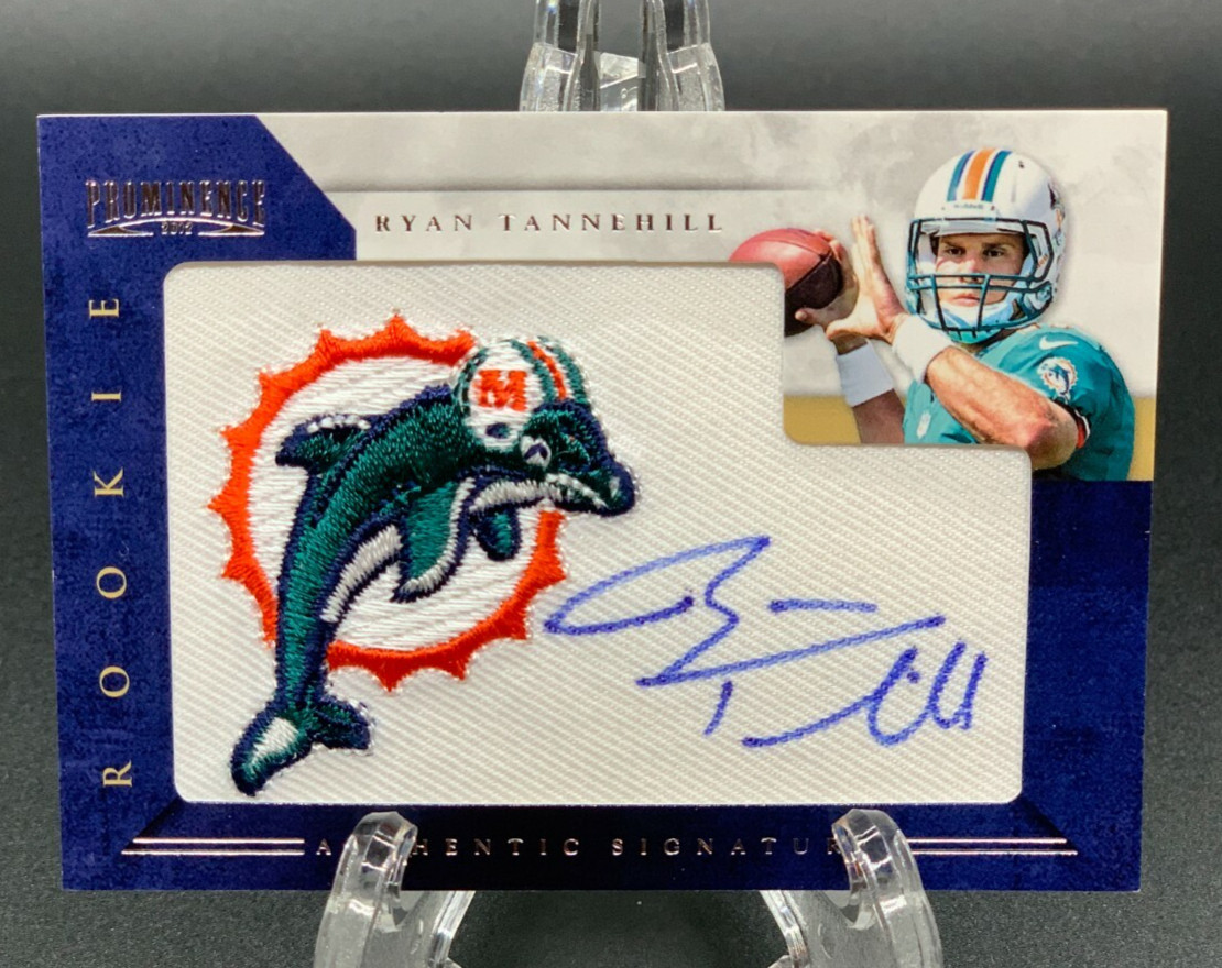 Ryan Tannehill Panini Prominence #228 Autograph Team Logo Patch