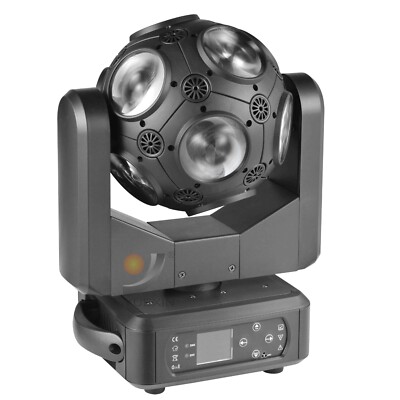 12x20W RGBW 4in1 Football LED Beam Moving Head Disco Ball Light DJ Party Fixture