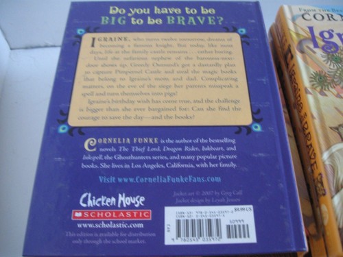 NEW 3 HB Books Igraine The Brave Cornelia Funke Guided Read Teacher Lit Circle - Imagen 2 de 2