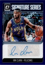 2018-19 Donruss #SG-ICL Ian Clark Signature Series New Orleans Pelicans