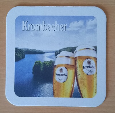 Bierdeckel * Krombacher * Genuss unter Freunden *