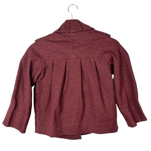 Chaqueta Marc Marc Jacobs roja y negra estampada con botones manga 3/4 XS Foto 2 de 4