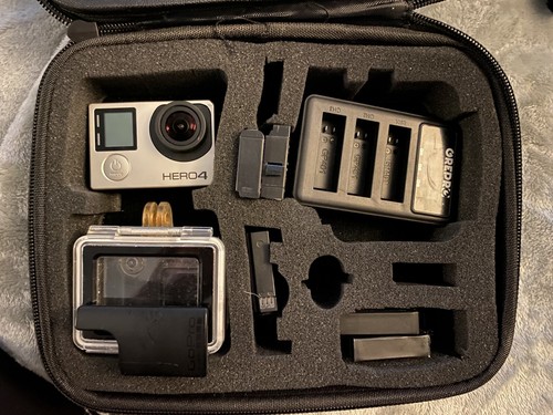GoPro Hero4 Full Working Condition 6 Batteries, Accessories & Case Action Camera - Picture 4 of 12