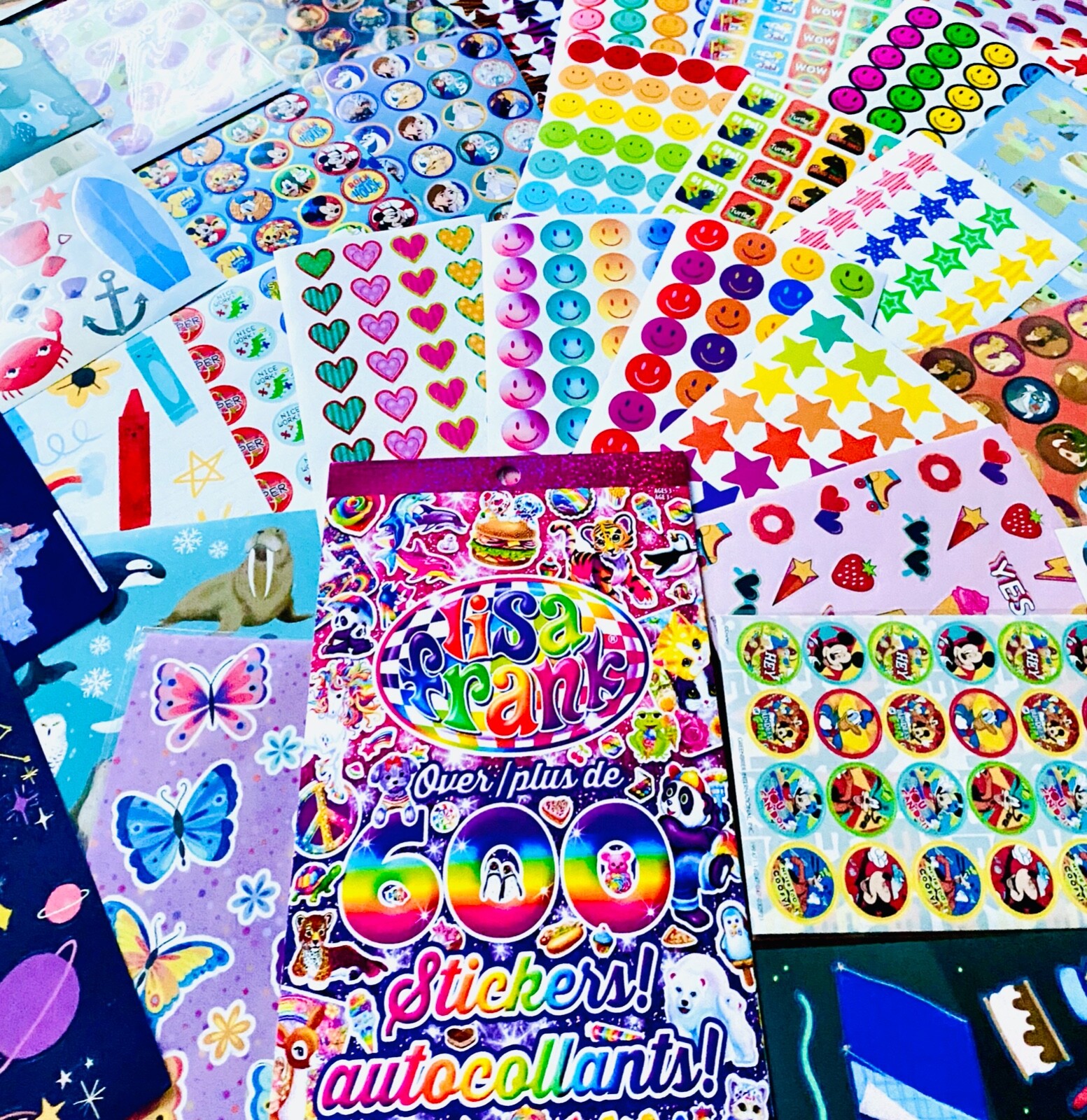 900+ Vibrant Scrapbooking Stickers - Huge Variety of Fun Themes
