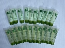 20 Lot TERRA GREEN .05 oz Trave lsize ALL NATURAL CONDITIONER SHAMPOO LEMONGRASS