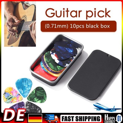 10 Stück Gitarren-Zelluloid-Pick Schrapnell-Instrumenten-Plektrum (0,71 mm) Hot