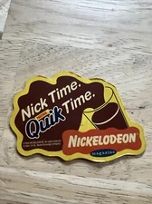1994 Vintage Nickelodeon Magazine Nestle Quik Chocolate Milk Promotional Magnet
