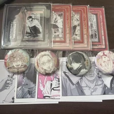 Gokurakugai Special Edition Benefit Acrylic Stand Figure Tin Badge Postcard Comp