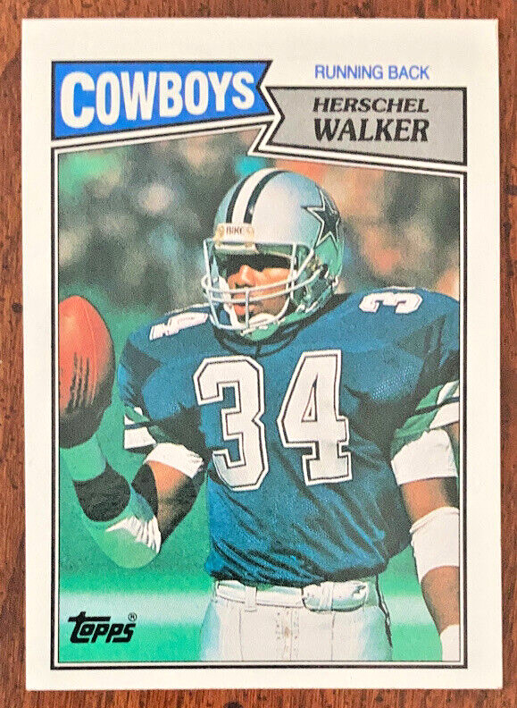 1987 Topps #264 Herschel Walker Rookie Dallas Cowboys  EX-MT +