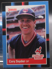 Cory Snyder (Indians/Brigham Young) - 1988 Donruss #350