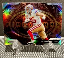 2023 Prizm GEORGE KITTLE No Huddle Silver Fireworks🔥San Francisco 49ers