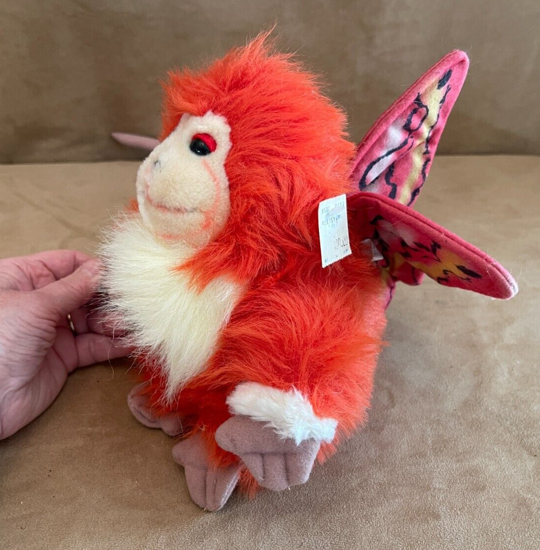 With TAG 1986 Captain EO elephant plush Fuzzball Disney Michael