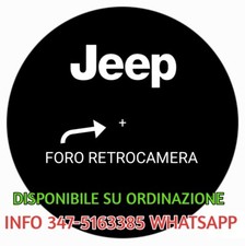 Copri Ruota di Scorta FUORISTRADA LOGO JEEP WRANGLER FORO RETROCAMERA/TELECAMERA