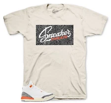 Sneaker Tees To Match Jordan 3 Georgia Peach Shoes - Sneaker Threads Box Shirt