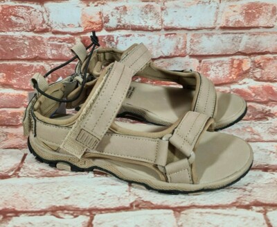 BNWT Boys SNR 4 Anko Brown Sandals Beach Wear Straps Rubber Sole