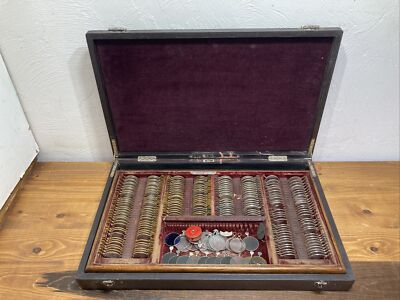Antique American Optical Co. Trial Lens Set in Case c. 1920s Era