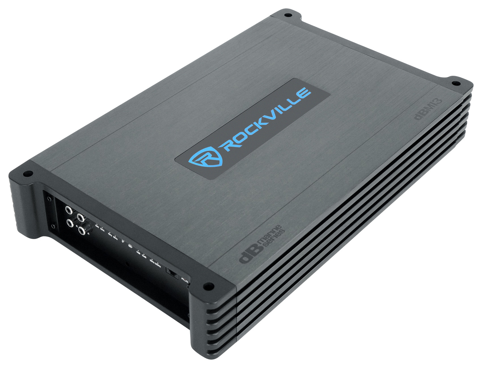 Rockville DBM13 3000 Вт Пиковый 750 Вт среднеквадратичный монофонический морской усилитель для лодок Пульт дистанционного управления Комплект усилителей