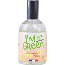 Eau de Toilette I’m free I’m Green summer Vibes bio 100% naturelle 110ml