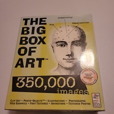 The Big Box of Art 350,000 Images Plus Bonus Software 19 Disc's New Open Box