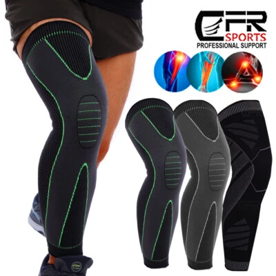 CFR Kniebandage Kompressionsstrümpfe Hochwertige Knie Lange Kniestütze Sport Fitness