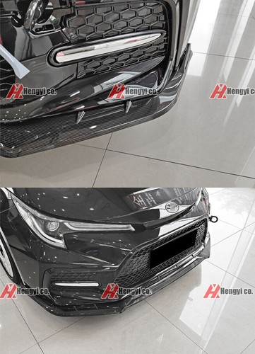 TR-Style Front Lip Splitter Side Skirt Kits For Toyota Corolla SE XSE 2020-2025 - Picture 6 of 19