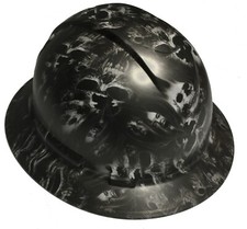Hydro Dipped Hard Hat Ridgeline Full Brim Custom Light Gray Soul Searcher