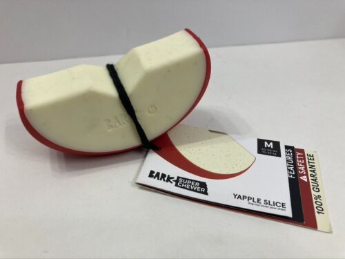 NWT Bark Box YAPPLE SLICE Dog Toy MED 20-50 lbs NYLON Apple SCENT - Picture 1 of 3