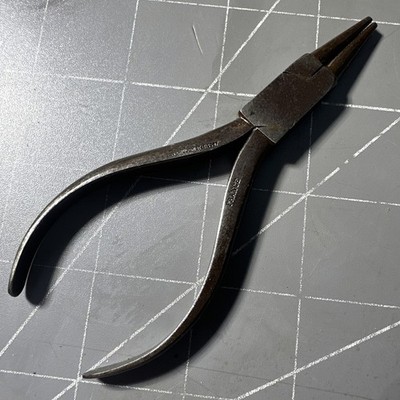 A.F. & Co. 4-1/2'' Watchmaker's Round Nose Pliers L. HUGONIOT-TISSOT Made France