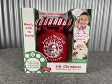 Mr. Christmas Santa's Magical Telephone Interactive Talk To Santa Kids Age 3 