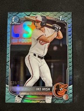 2025 Bowman Chrome Draft - Ike Irish Aqua Reptilian Refractor /125 #BDC-16