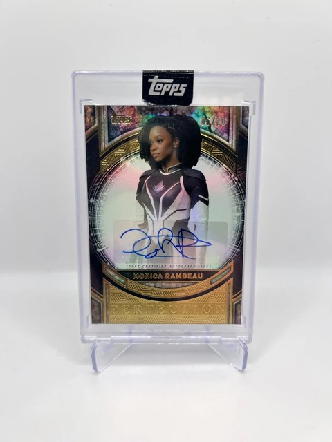 2025 Topps Marvel Collector Museum Monica Rambeau Perfection Black Auto /10