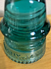 Vintage Hemingray - 42 Aqua Glass Telephone Pole Insulator  — photo 4