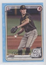 2020 Bowman Draft Sky Blue Border 110/499 Justin Lange #BD-99 n0c