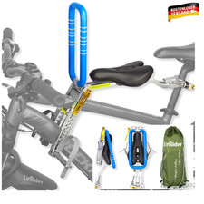 Faltbarer Kinderfahrradsitz ultraleicht mit Schnellspanner Werkzeuglos 2 Plätze