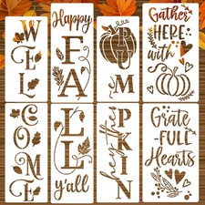 Fall Stencils for Painting on Wood Leaner Large Vertical Stencil for Porch  ...