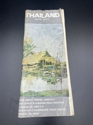 Vintage Thailand Guide Book 1960 Thailand Travel Guide Boon Vait Travel Agency