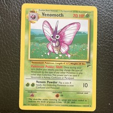 2000 POKEMON BASE SET 2 #31/130 VENOMOTH REGULAR RARE UNLIMITED 70HP ENGLISH on eBay