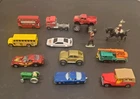 Vintage Matchbox and Hot Wheels Diecast Car and Truck Lot Plus Soldiers