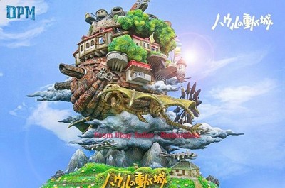 OPM Studio Hayao Miyazaki Howl's Moving Castle Scene Model GK Statue Collection