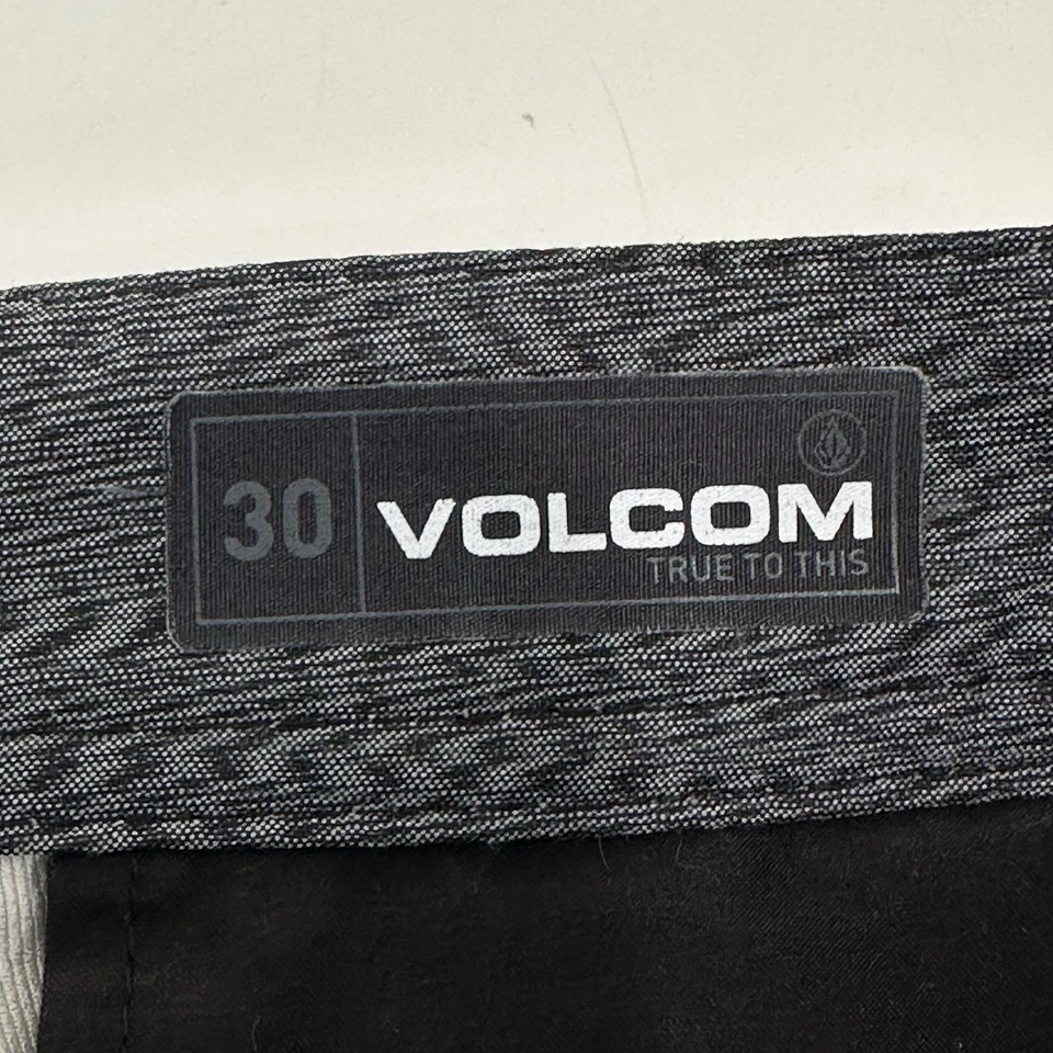 Volcom Shorts Men 30 (Actual 32 in Waist) Brown Surf & Turf 4 Way Stretch - Image 3 of 4