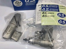 O.S. Motore MAX 55AX ABL .55 Aereo Glow Engine con Silenziatore Nuovo! 15610